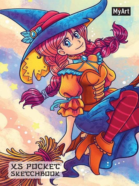 MyArt. XS Pocket СКЕТЧБУК. Аниме. Маленькая ведьмочка