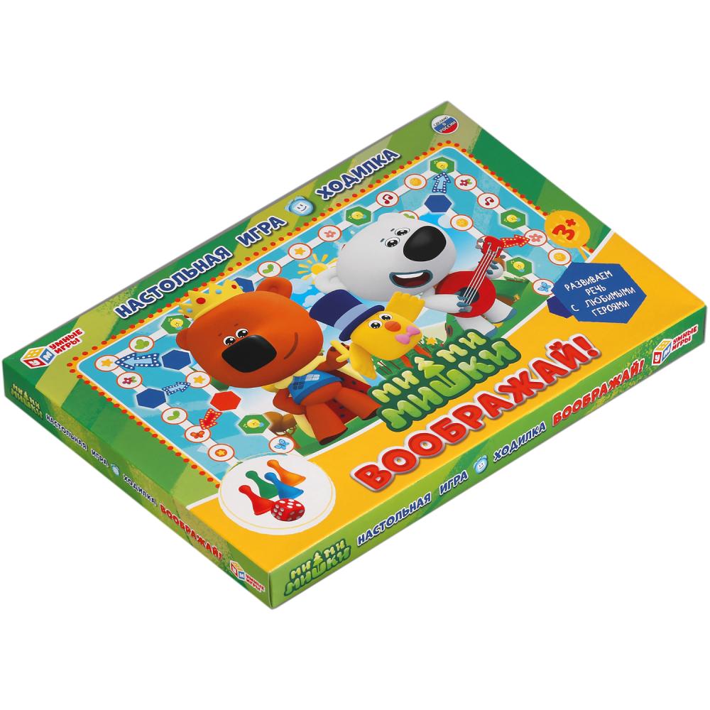 Ми-Ми-Мишки. Воображай. Настольная игра-ходилка. Умные игры в кор.20шт