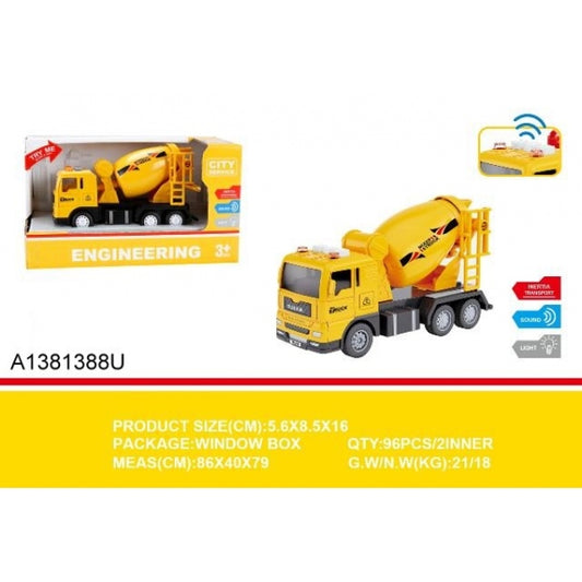 Машина инерц, свет+в корзвук. в кор.2*48шт