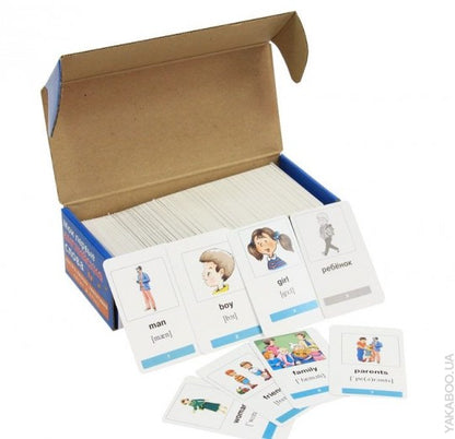 Тематические карточки. Mои первые английские слова. 333 карточки для запоминания