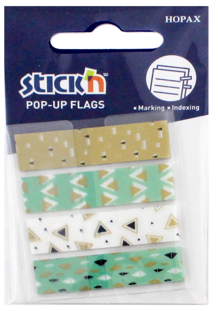 Закладки самокл.пласт.20л,4цв,26085