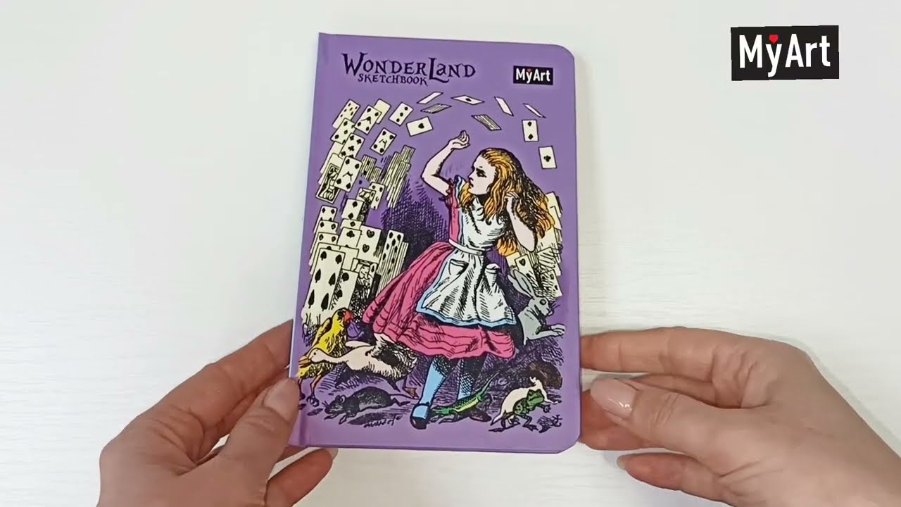 MyArt. СКЕТЧБУК "Wonderland sketchbook" АЛИСА