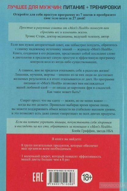 Лучшее для мужчин: питание + тренировки