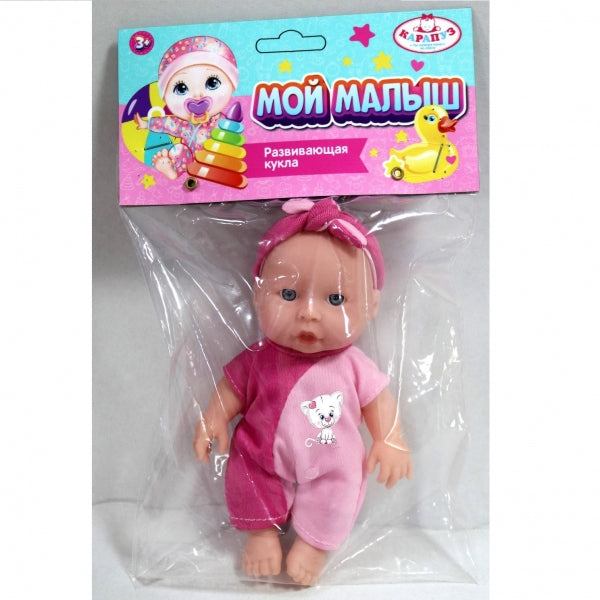 Пупс 16см, в упаковке с хедером КАРАПУЗ в кор.2*192шт