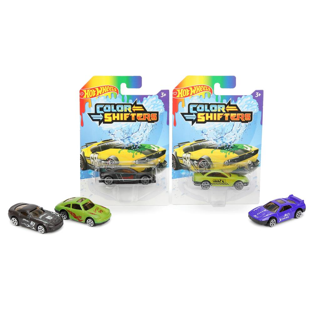 Машина металл Хот Вилс hotwheels меняет цвет 7,5 см, в ассорти, блист. - в кор.2*360шт