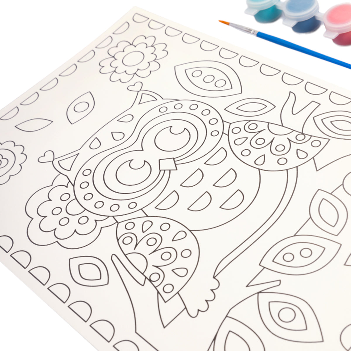 Набор для творчества. Раскраска "Совушка"