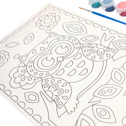 Набор для творчества. Раскраска "Совушка"