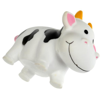 Игрушка для ванны коровка сетка, хенгтег КАПИТОШКА в кор.100шт