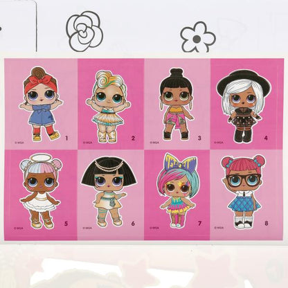 "УМКА". ЛОЛ. (ПЕРВАЯ РАСКРАСКА С ВЫРУБКОЙ В ОБЛОЖКЕ И НАКЛЕЙКАМИ) 214Х290 ММ. 16 СТР. в кор.50шт