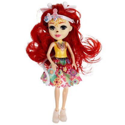 Кукла 15 см подружки, ножки сгиб, жираф, акс, блист КАРАПУЗ в кор.2*72шт