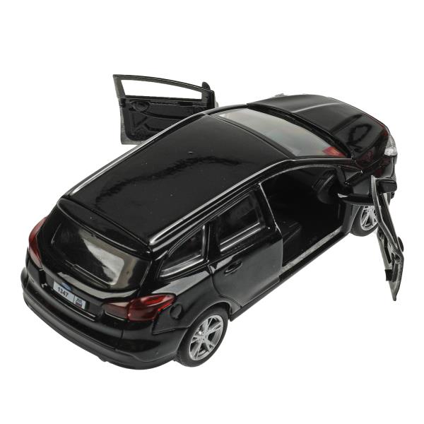 Машина металл FORD FOCUS TURNIER длина 12 см, дверь, сумка, инерц, черный, кор. Технопарк в кор.2*36шт