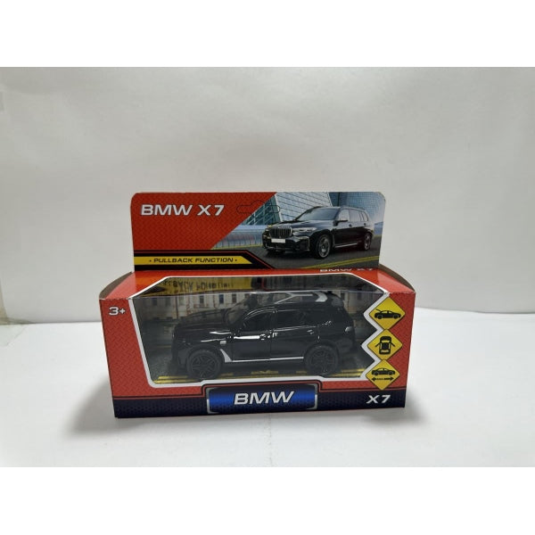 Машина металл BMW x7 12 см, двери, багажник, инерция Технопарк в кор.2*120шт