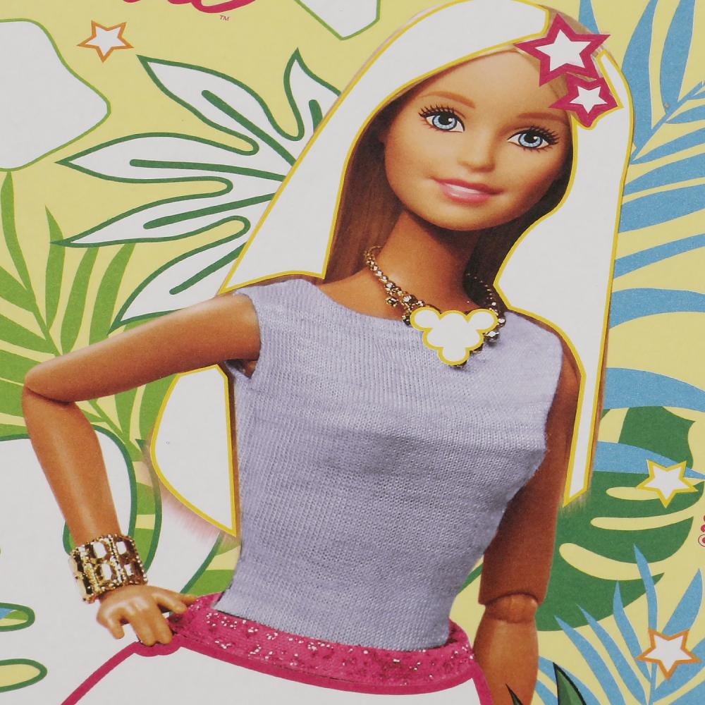 Набор д/детского тв-ва БАРБИ аппликация из фольги (17х23 см) МУЛЬТИ АРТ в кор.100шт