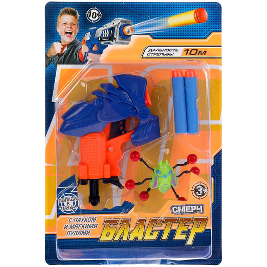 Бластер с мягкими пулями, жук ТМ "ИГРАЕМ ВМЕСТЕ" dans кор.2*36шт