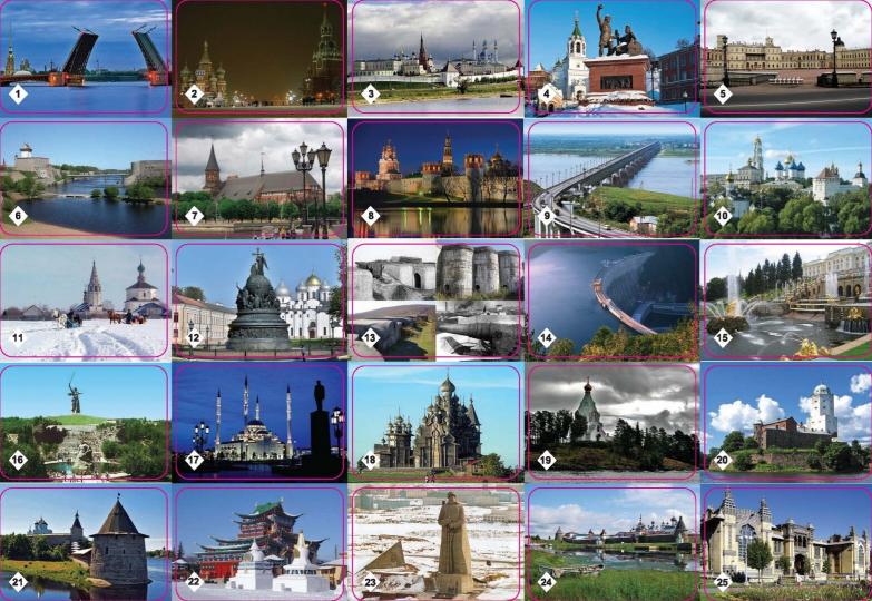 Мемо. 7202 Достопримечательности России