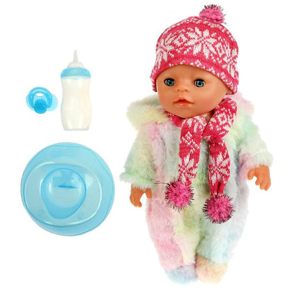 Пупс озвуч Барто А. Алиса 30см, пьет, пис, закр глаза, 100 фраз, 4 акс КАРАПУЗ в кор.12шт