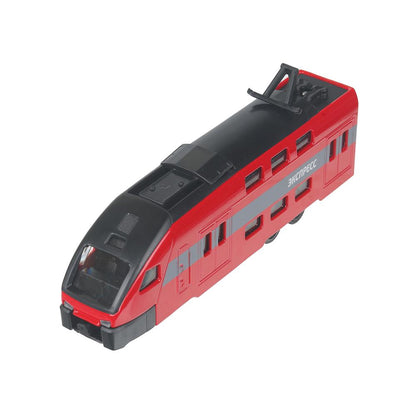 Модель металл АЭРОЭКСПРЕСС ПОЕЗД, 16 см, двери, инерция, коробка Технопарк в кор.2*24шт