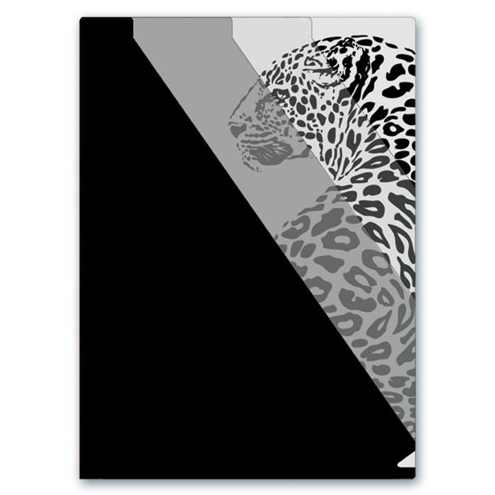 Папка-уголок д/документов А4,ЛЕОПАРД,3отдел,47023