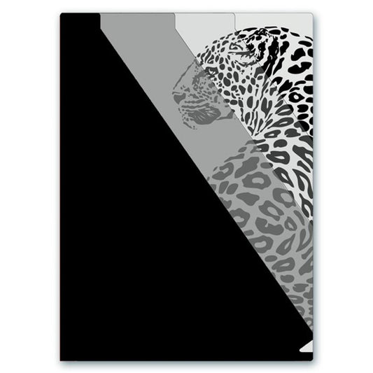 Папка-уголок д/документов А4,ЛЕОПАРД,3отдел,47023