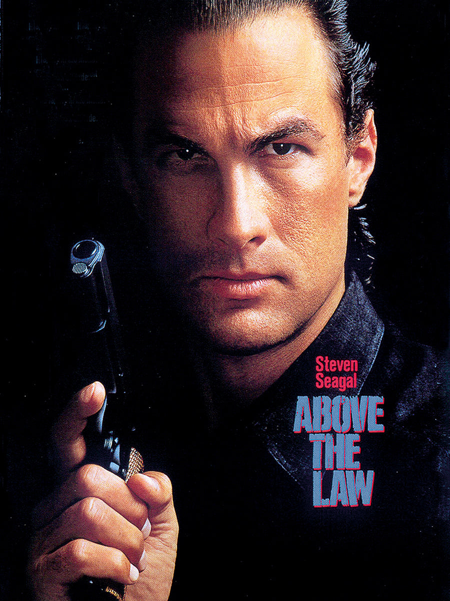 Affiche. Герои боевиков. Над законом (Стивен Сигал) Киноафиша. Format A3.