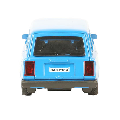 Machine en métal VAЗ-2104 ЖИГУЛИ 12 см, double, bag, инерц, СИНИЙ, кор. Parc technologique dans le cor.2*36шт