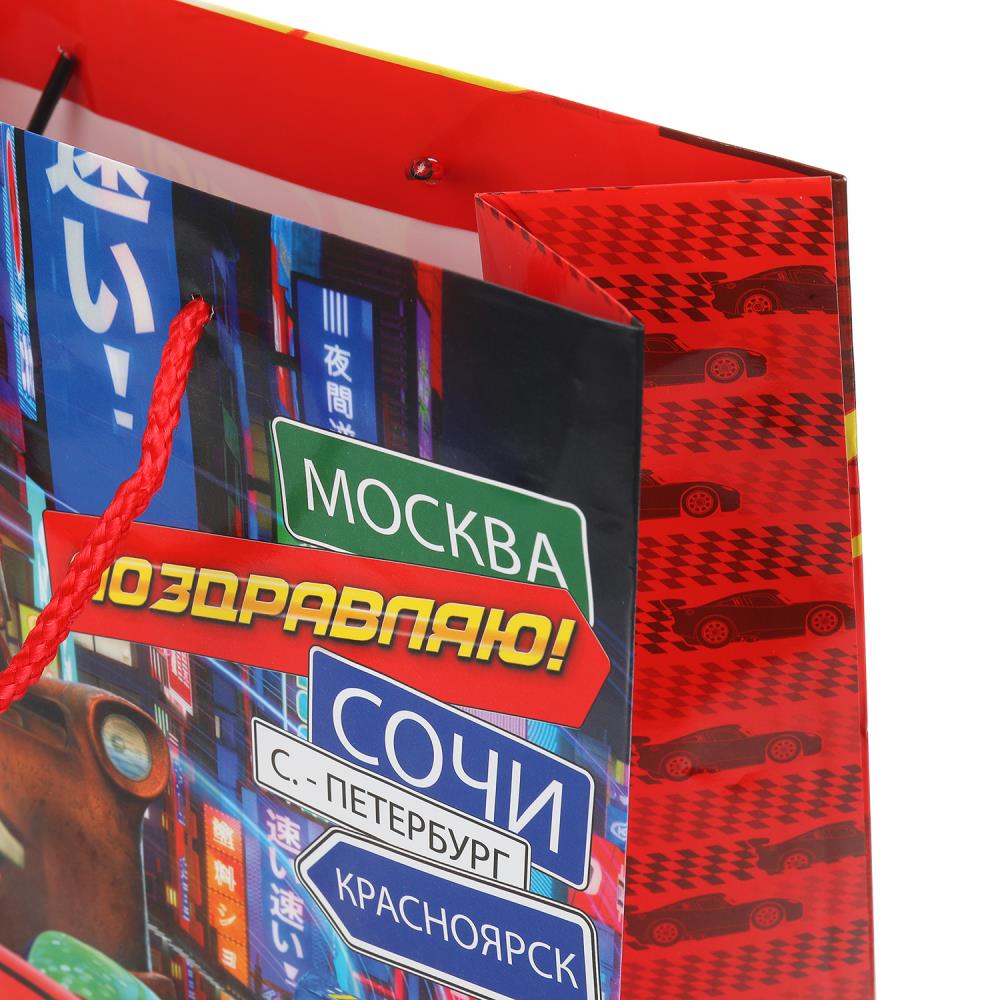 Пакет подарочный глянцевый ml,машинки,140 гр/м2 ЧУДО ПРАЗДНИК в кор.10*12шт