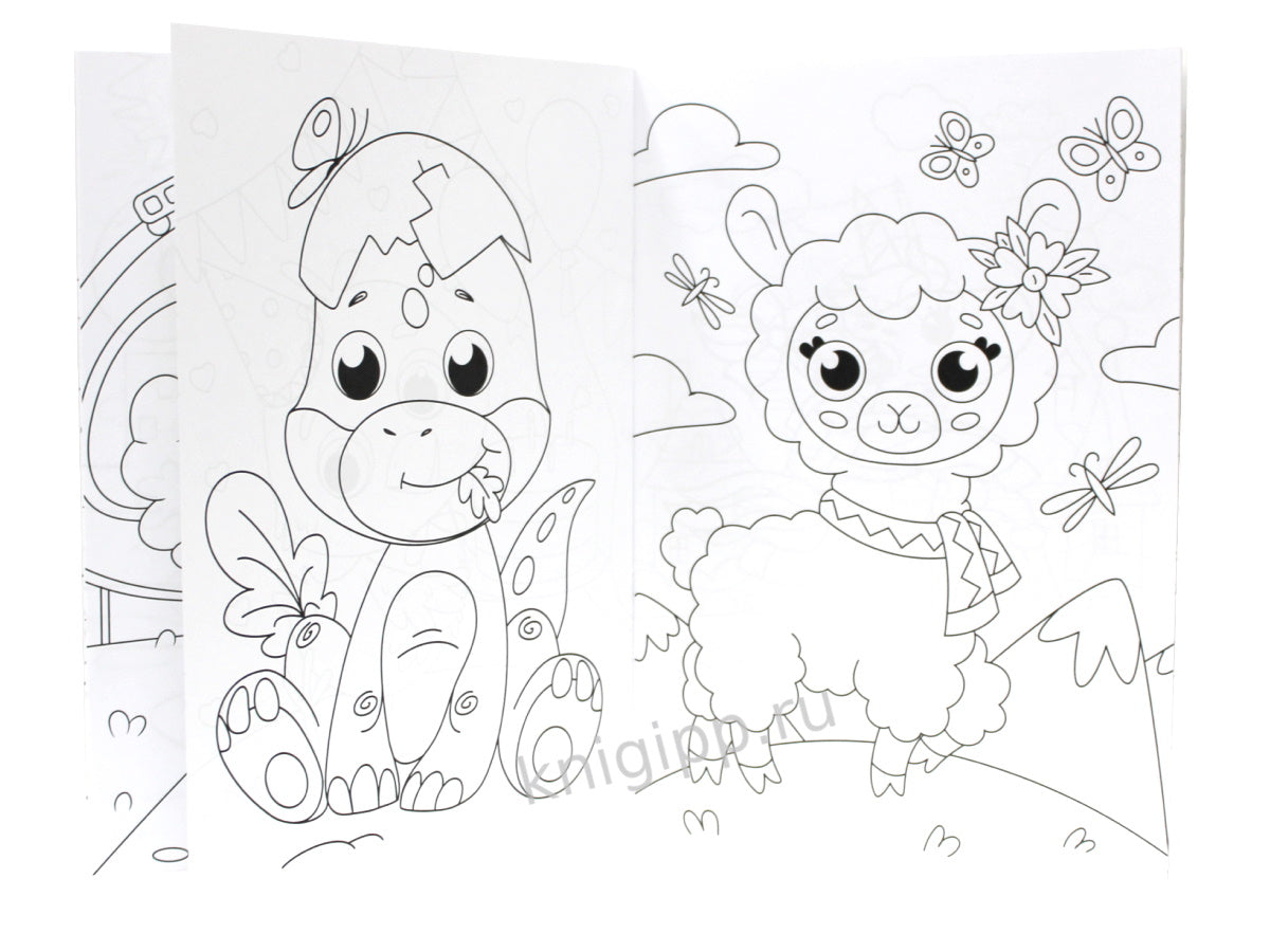 РАСКРАСКА С КАРАНДАШАМИ. ДЛЯ МАЛЫШЕЙ