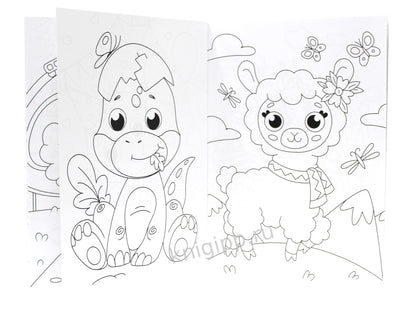 РАСКРАСКА С КАРАНДАШАМИ. ДЛЯ МАЛЫШЕЙ