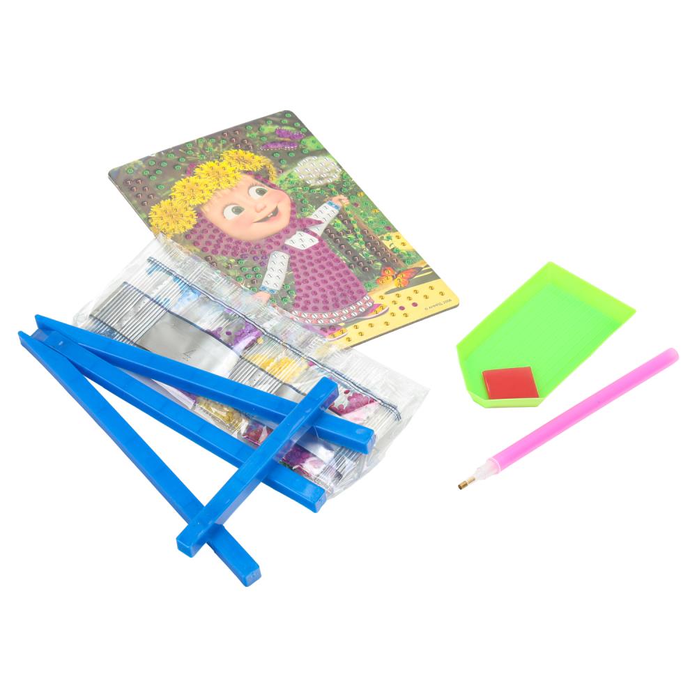 Mosaïque en aluminium 10*15 cm, en corbeau de Masha et de Medvedь, МУЛЬТИ АРТ en cor.50шт