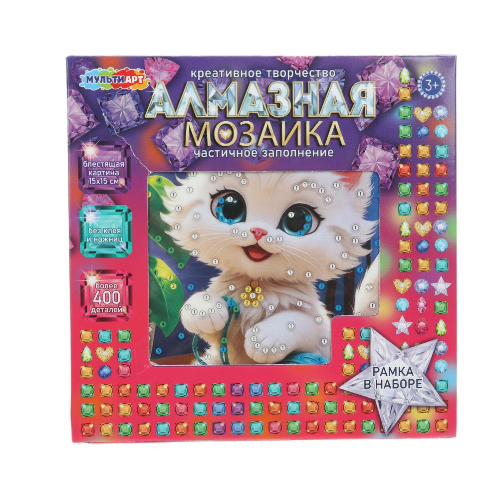 Mosaïque d'album 15*15, en corbeau, en forme de club avec le MOSAIC АРТ en cor.48шт