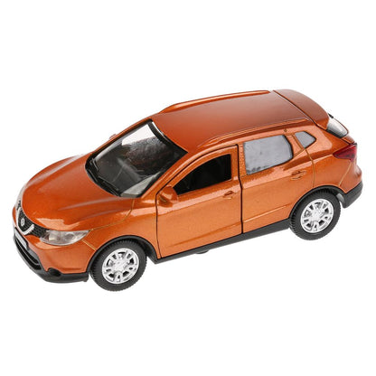 ТМ Технопарк. Машина металл "NISSAN QASHQAI" 12см, открывающаяся. двери, инерц, ЗОЛОТОЙ в кор. в кор.2*36шт