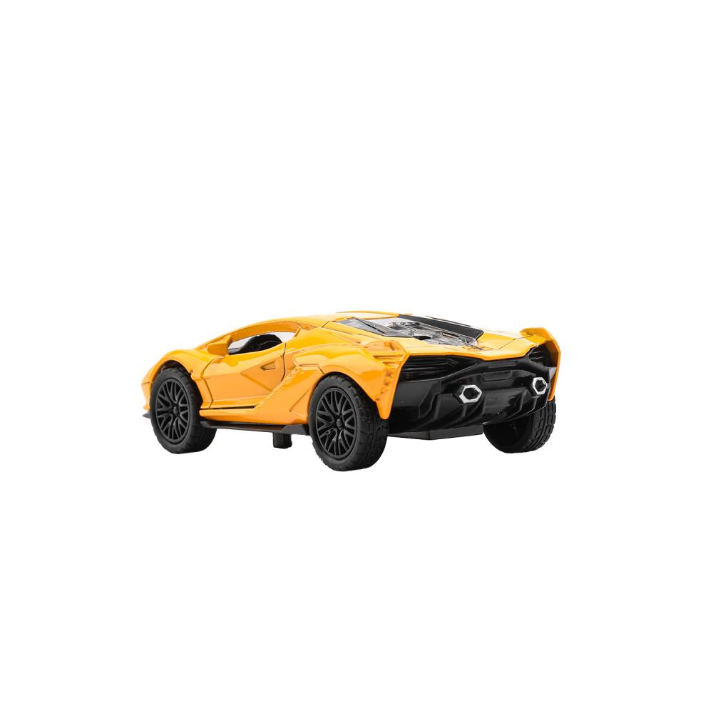Технопарк. Модель "Lamborghini Sian" 12см, металл, инерц, двери, в кор. арт.2210C0142-R (240)