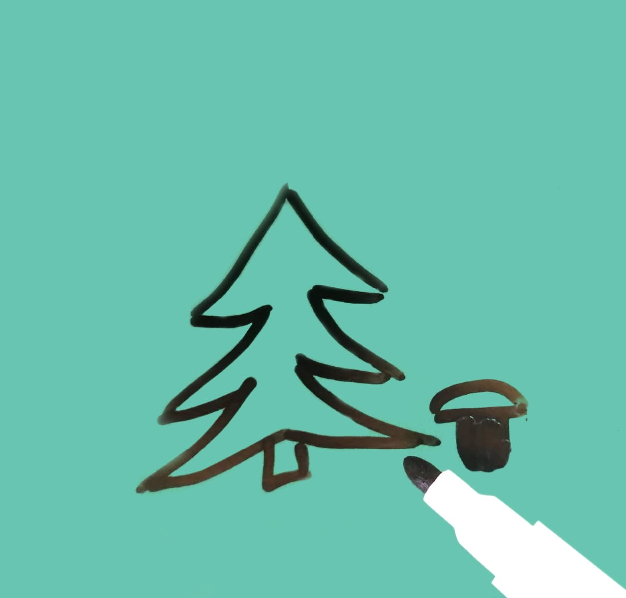 Планшет маркерно-меловой универсальный