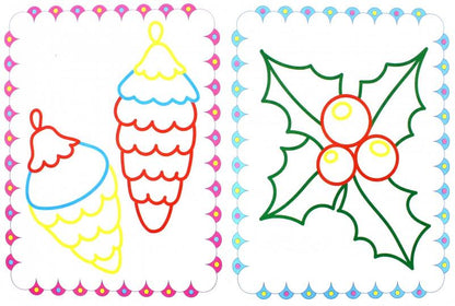 Зимние чудеса: книжка-раскраска