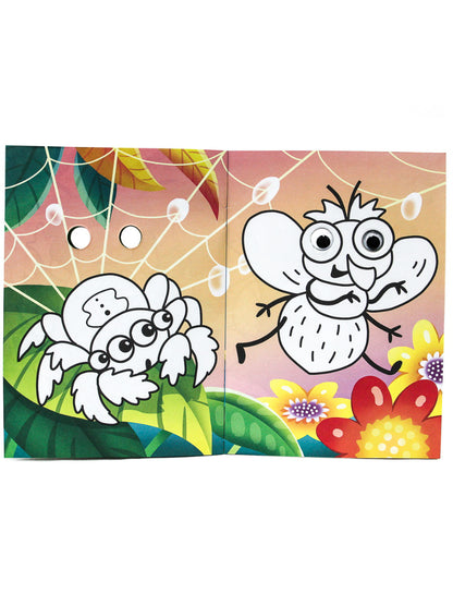 РАСКРАСКА с глазками А5. БУКАШКИ