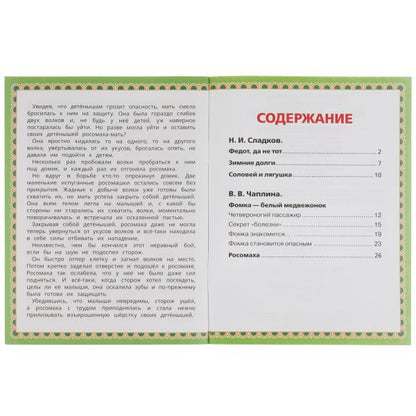 Рассказы о природе. Н. И. Сладков, В. В. Чаплина. 5 сказок. 32 стр. Умка в кор.30шт