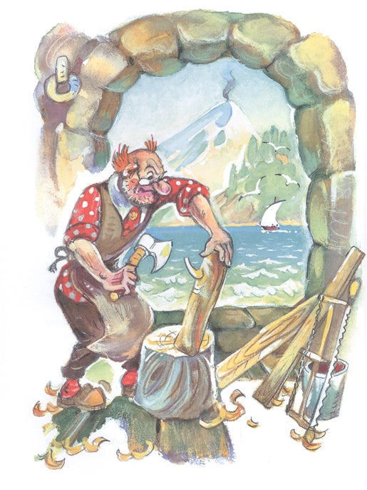 Золотой ключик, или Приключения Буратино. Рисунки Л. Владимирского