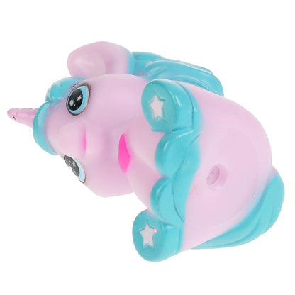 YF-06-2021 Игрушка для ванны единорожка 9 см, в сетке, КАПИТОШКА в кор.2*240шт