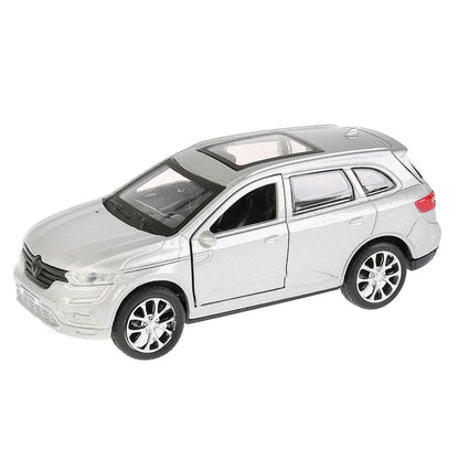 Машина металл RENAULT KOLEOS, 12см, открыв. двери, инерц, серебристый, в кор. Технопарк в кор.2*36шт