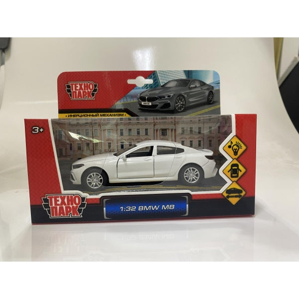 Машина металл 1:32 кроссовер свет-звук 14 см, двери, инерц, серый - в кор.2*48шт