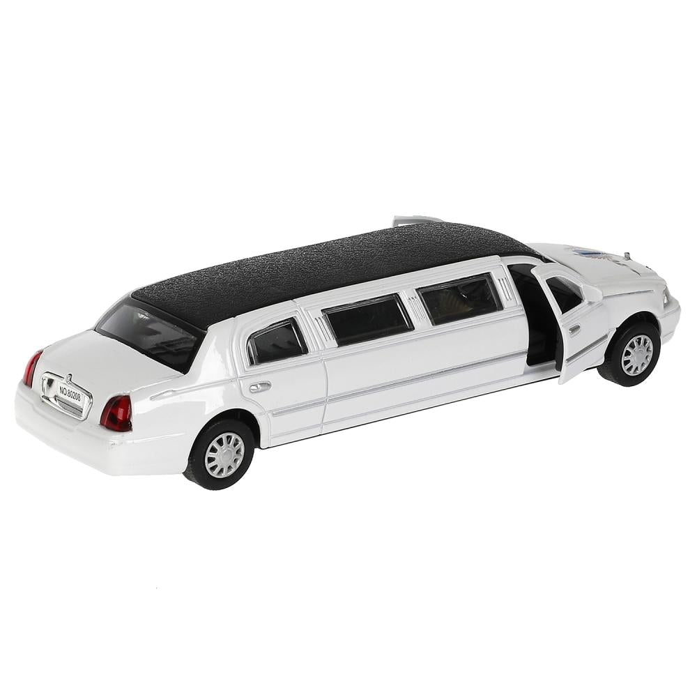 LIMO80208-18SL-MIX 313421 Машина металл свет-звук ЛИМУЗИН 18 см, двери, капот, инерц, ассорт, кор.