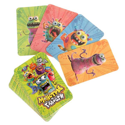 Des monstres et des monstres. Настольная игра-квадрат. 40 cartes. 250х250х55 mm. Умные игры в кор.10шт