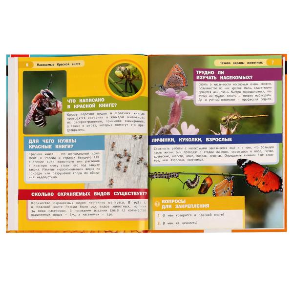 Насекомые Красной книги. В. Н. Алексеев. Энциклопедия с заданиями. 197х255 мм. Умка. в кор.15шт
