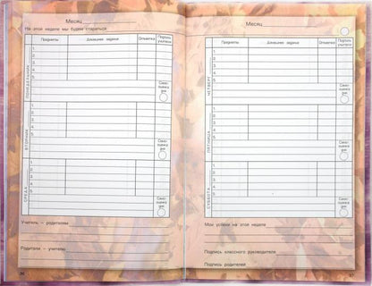 Дневник школьника 4кл ФГОС