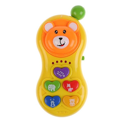 Обучающий телефон "мишка" БАРТО А., на бат. свет+звук в русс. кор. "Умка" в кор.2*60шт