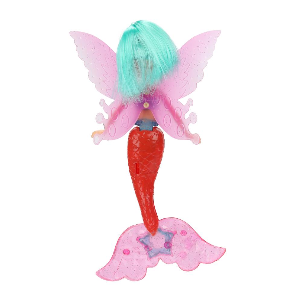 Кукла русалка 19 см, с крыльями, расческа, блист. Тутти в кор.2*180шт