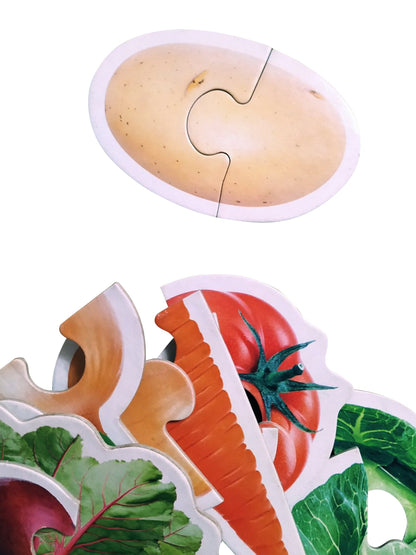 Пазлы-макси ДК "Овощи", 15 элементов