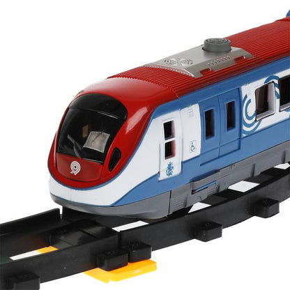 Железная дорога МЕТРОПОЛИТЕН свет, длина пути 176см, kor.61*17,8*5см ИГРАЕМ ВМЕСТЕ в кор.2*18шт
