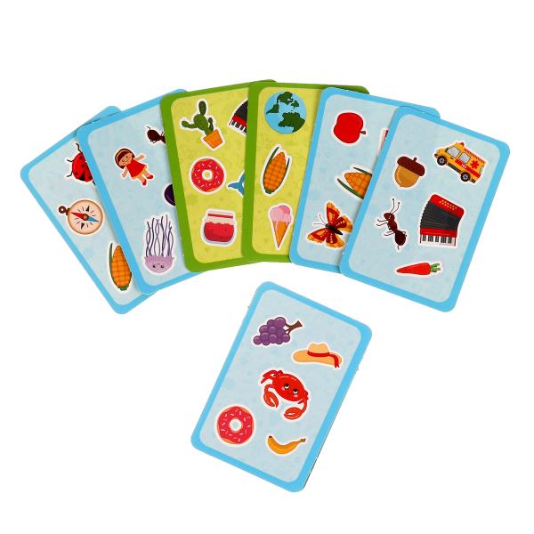 СМОТРИ и ХВАТАЙ. Карточная игра. Мега дубль 5 в 1. 30 карточек. 95х110х20. Умные игры в кор.50шт