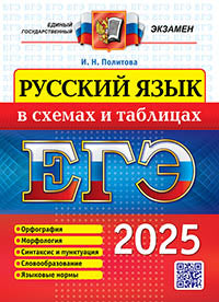 Политова. ЕГЭ 2025. Русский язык. В схемах и таблицах.